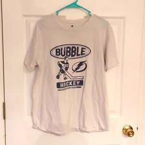 Tampa Bay Lightning T-Shirt - COVID "Bubble Hockey" logo